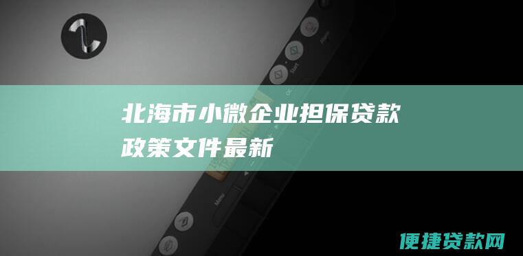 北海市小微企业担保贷款政策文件最新