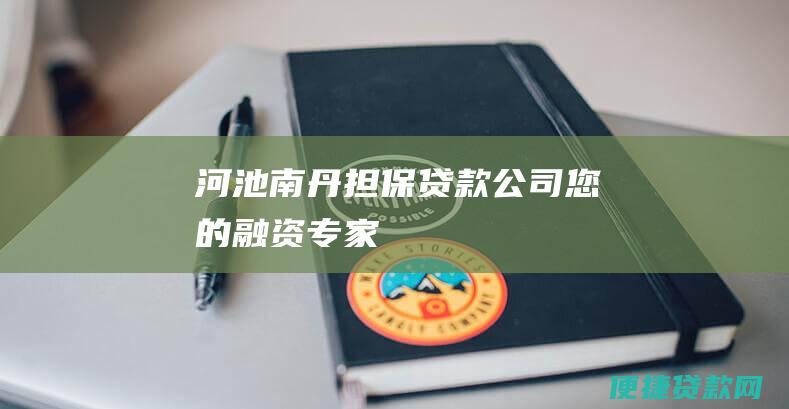 河池南丹担保贷款公司：您的融资专家