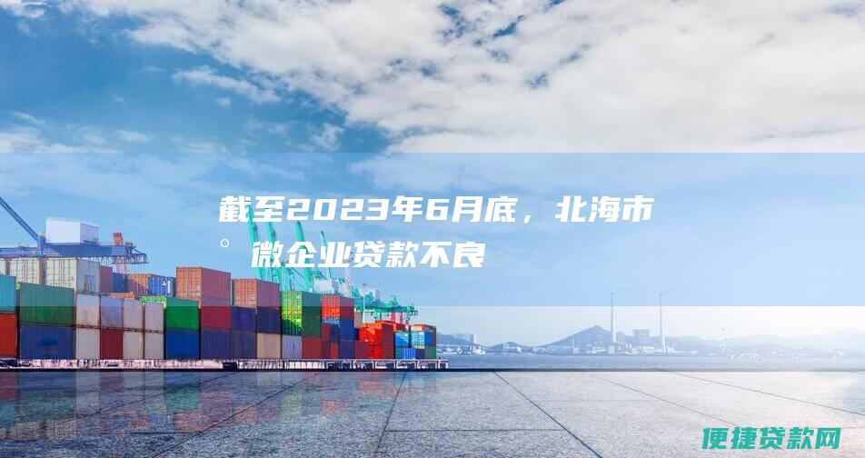 截至2023年6月底，北海市小微企业贷款不良贷款率为1.2%，低于全市不良贷款率平均水平。